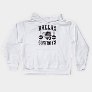 Vintage Dallas Retro Kids Hoodie